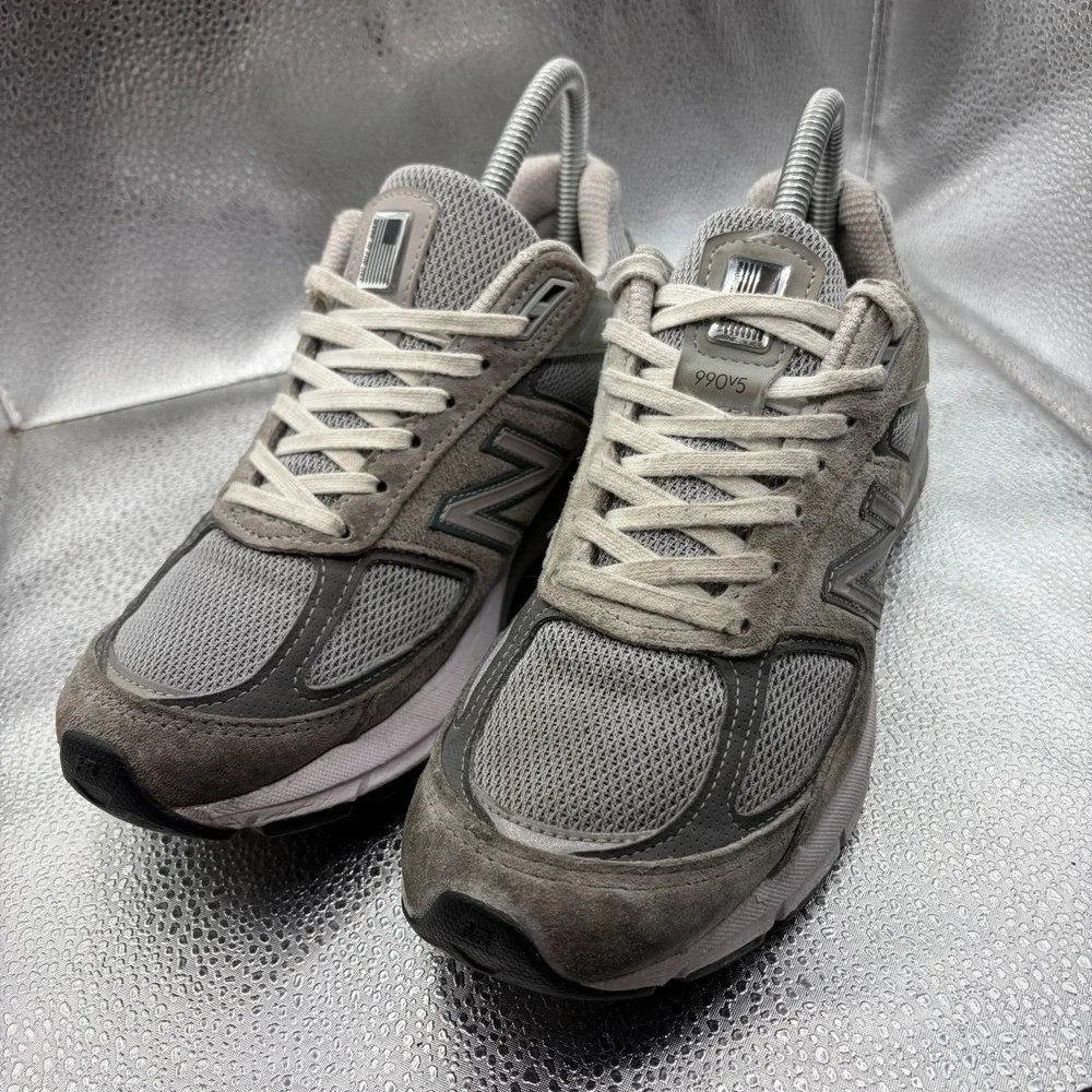 Size 6.5 New Balance 990v5 Castlerock Womens USA Low Top Athletic Shoes W990GL5
